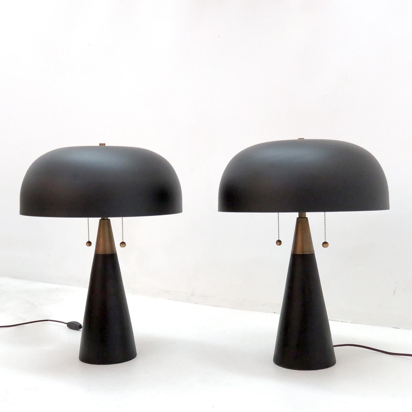 Powder-Coated Custom 'Alvaro' Table Lamps