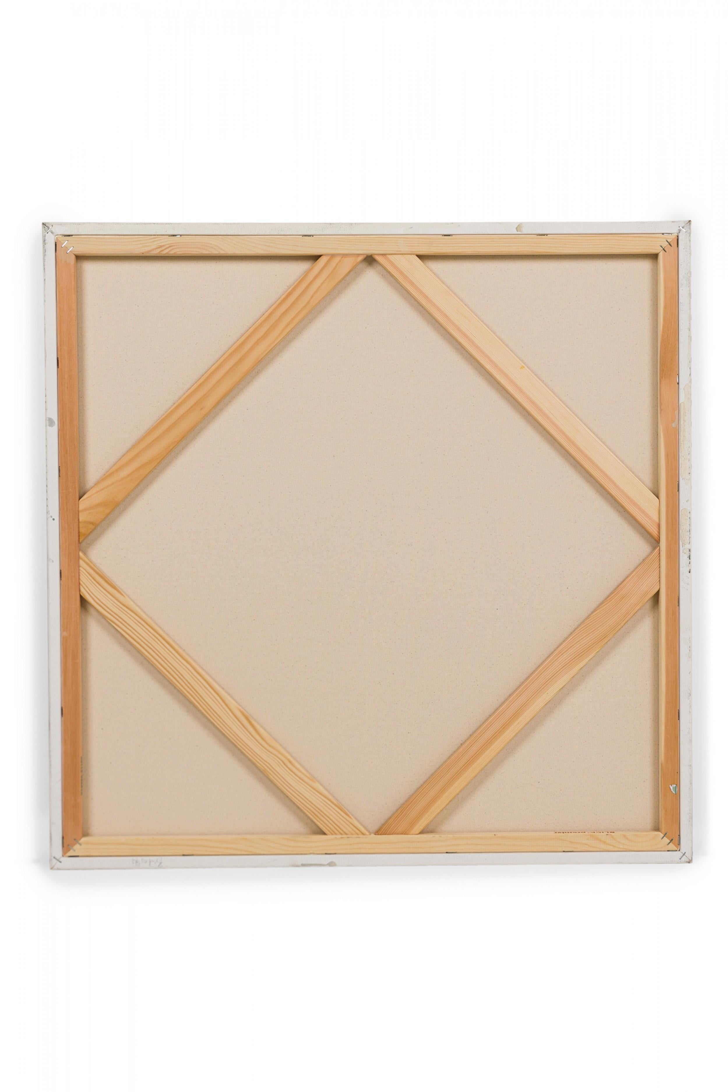 Contemporary American Abstract Acryl Beige und Grau Gemälde auf Leinwand (Moderne) im Angebot