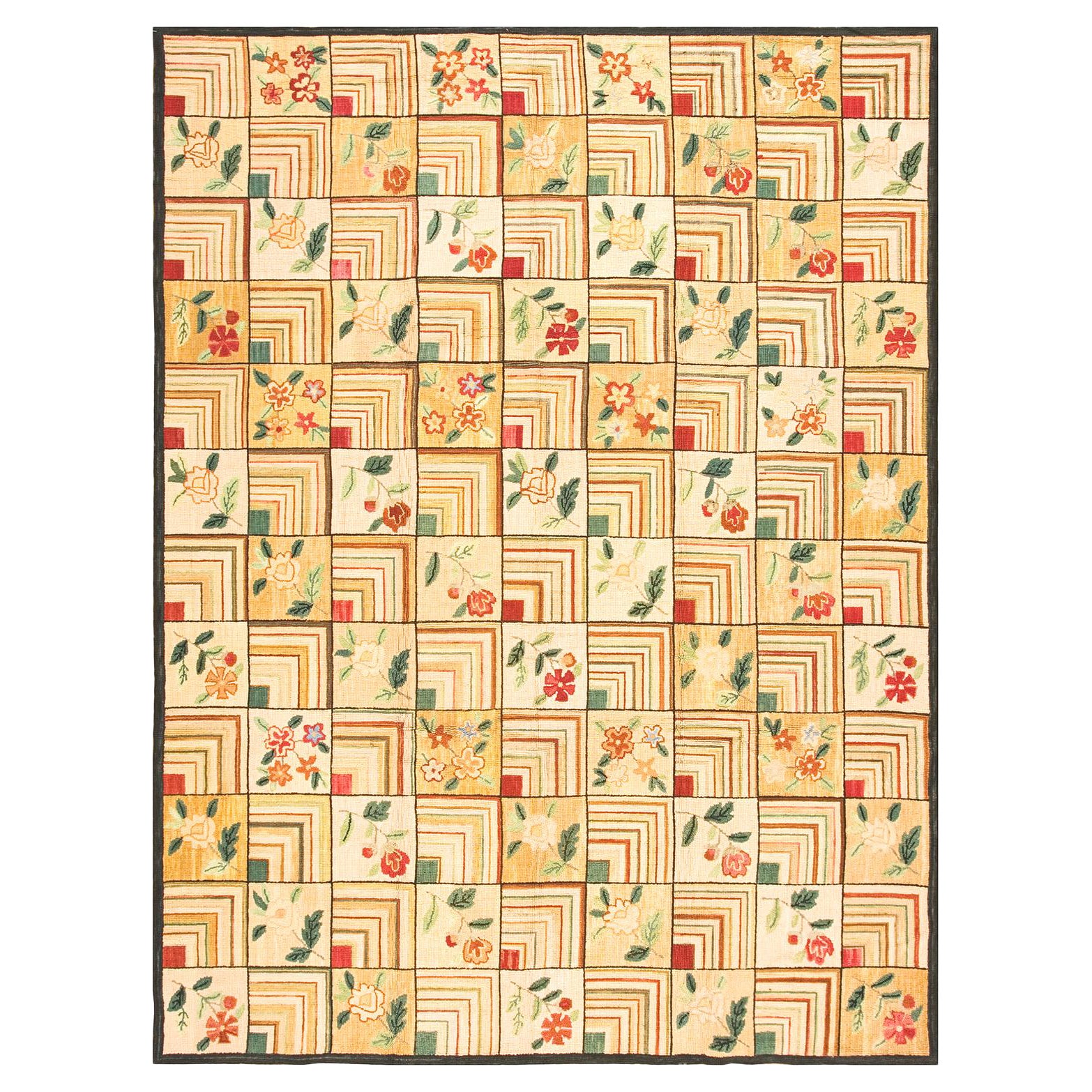 Tappeto americano contemporaneo con ganci 6' 0" x 9' 0" (183 x 274 cm)
