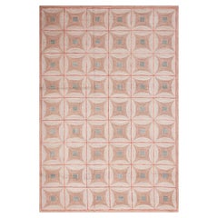 Zeitgenössischer amerikanischer Kapuzenteppich mit Kapuze (6' x 9' - 182x 274)