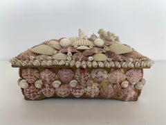 Contemporary American Modern Seashell Music Box / Jewelry Box