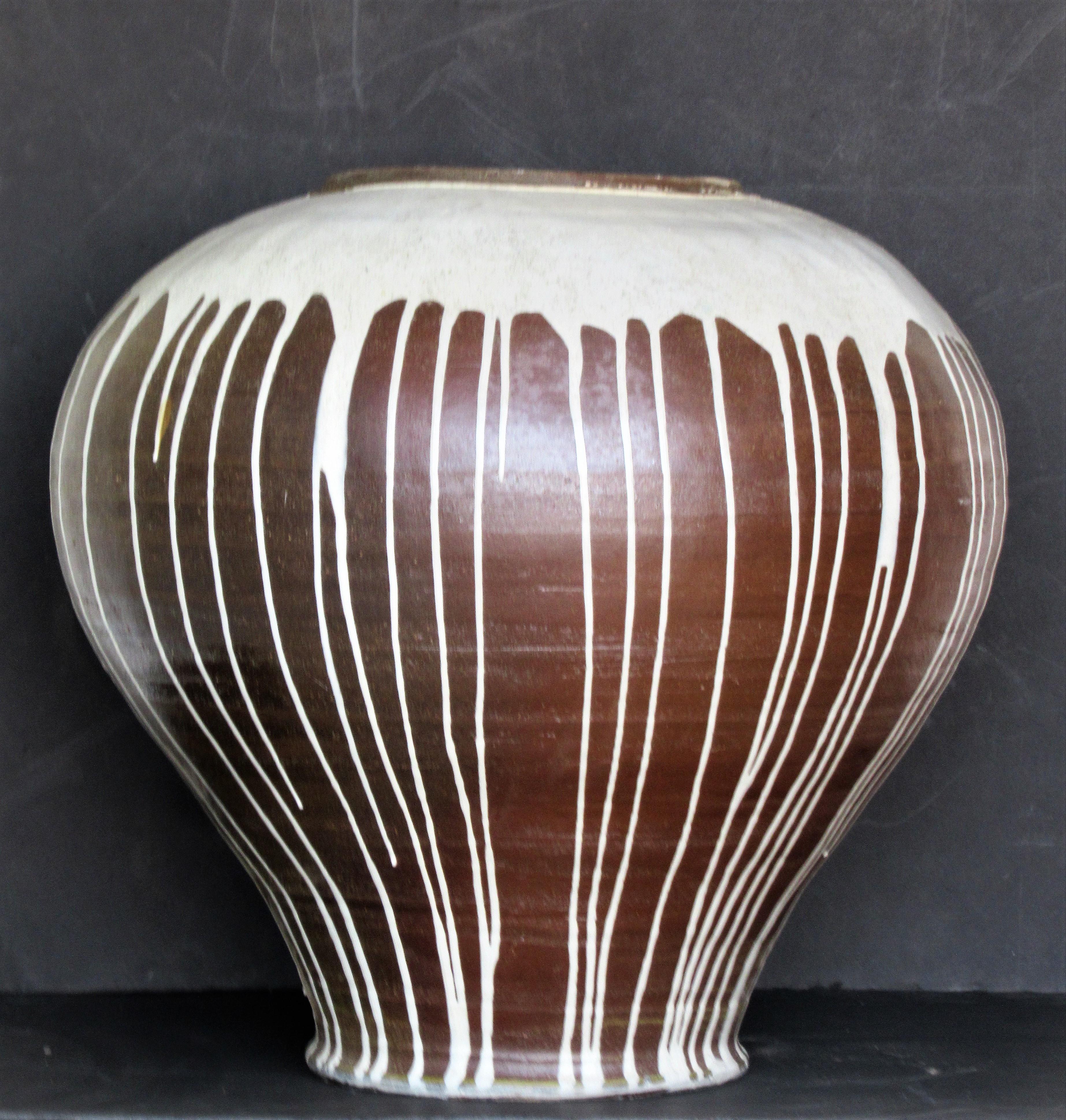 American Studio Ceramics Massive Ovoid Vase 4