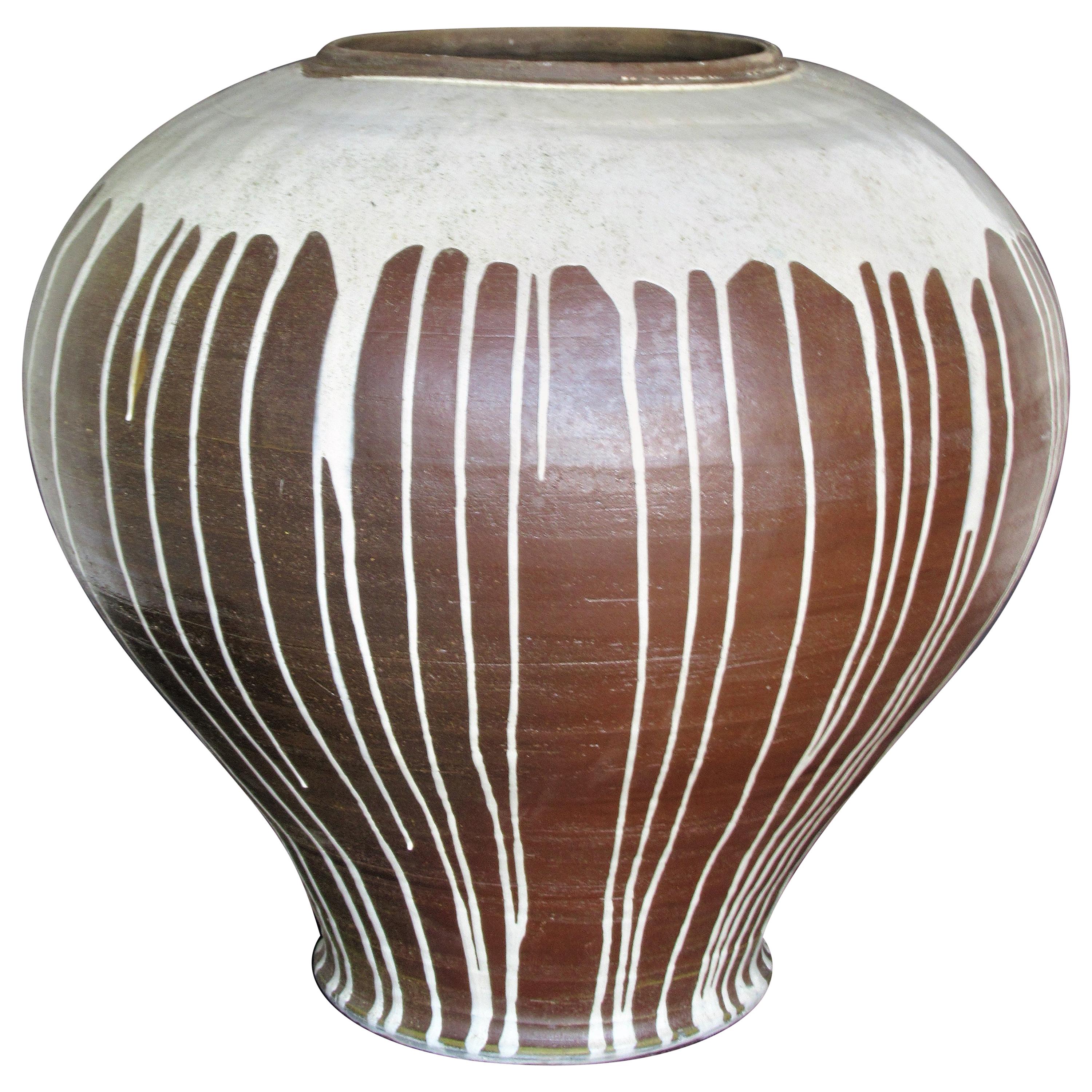 American Studio Ceramics Massive Ovoid Vase