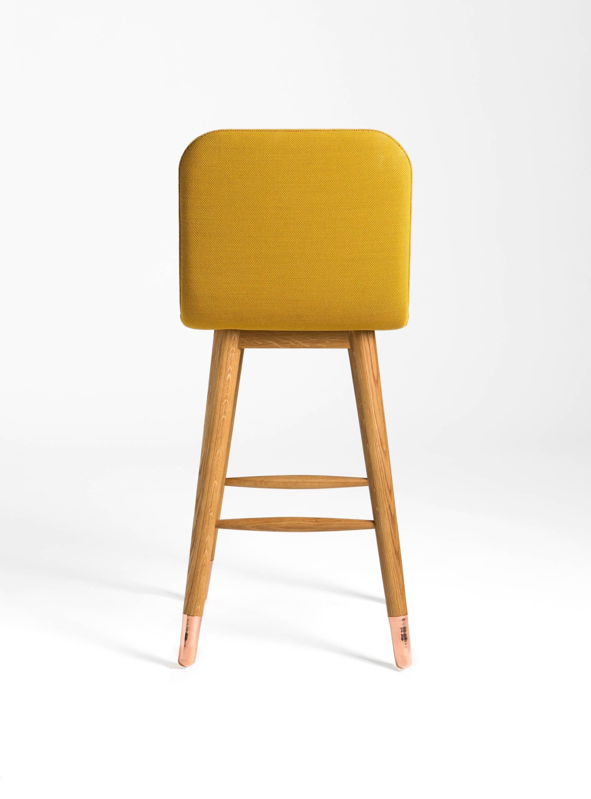 yellow bar stools