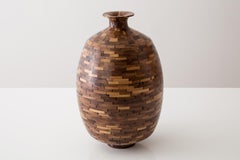 STACKED Walnut Vessel by Richard Haining, Available Now