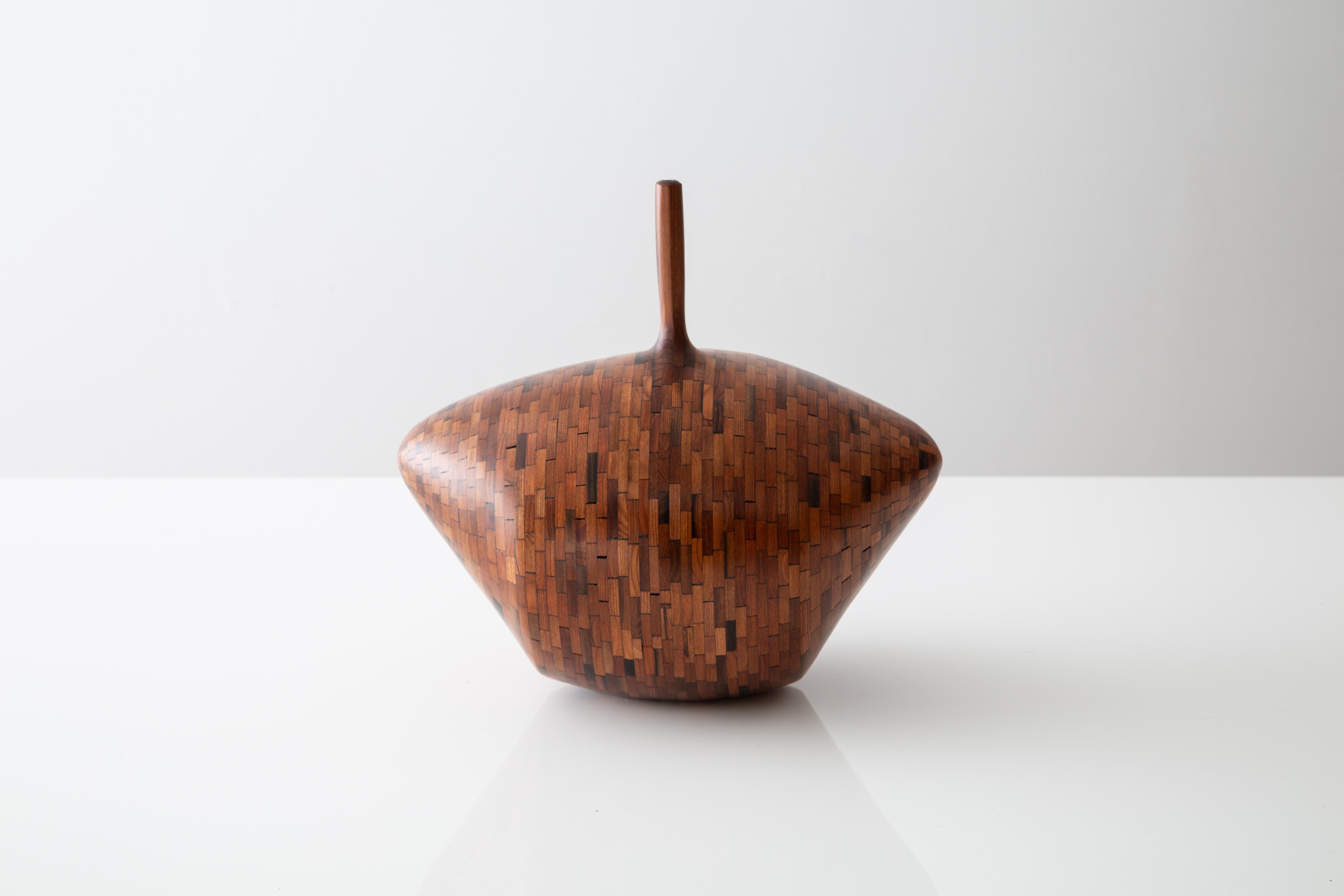 STACKED California Redwood Vase, by Richard Haining, Available Now (Moderne)