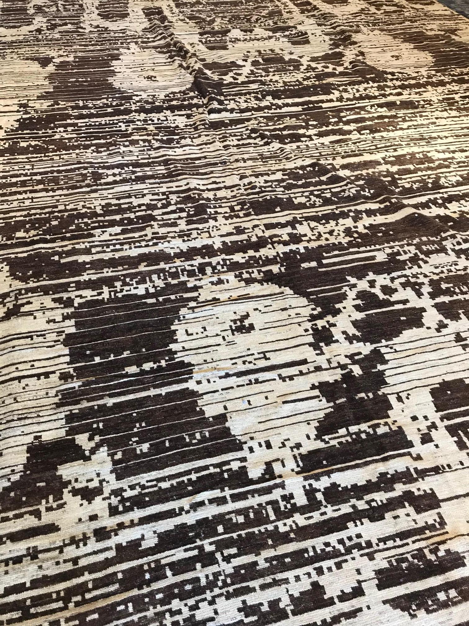 Hand-Knotted Contemporary Anatolia Traditional Wool Rug by Doris Leslie Blau For Sale