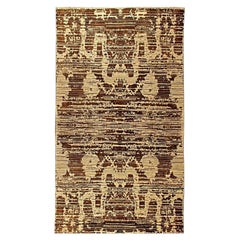 Contemporary Anatolia Traditional Brown and Beige Wool Rug by Doris Leslie Blau