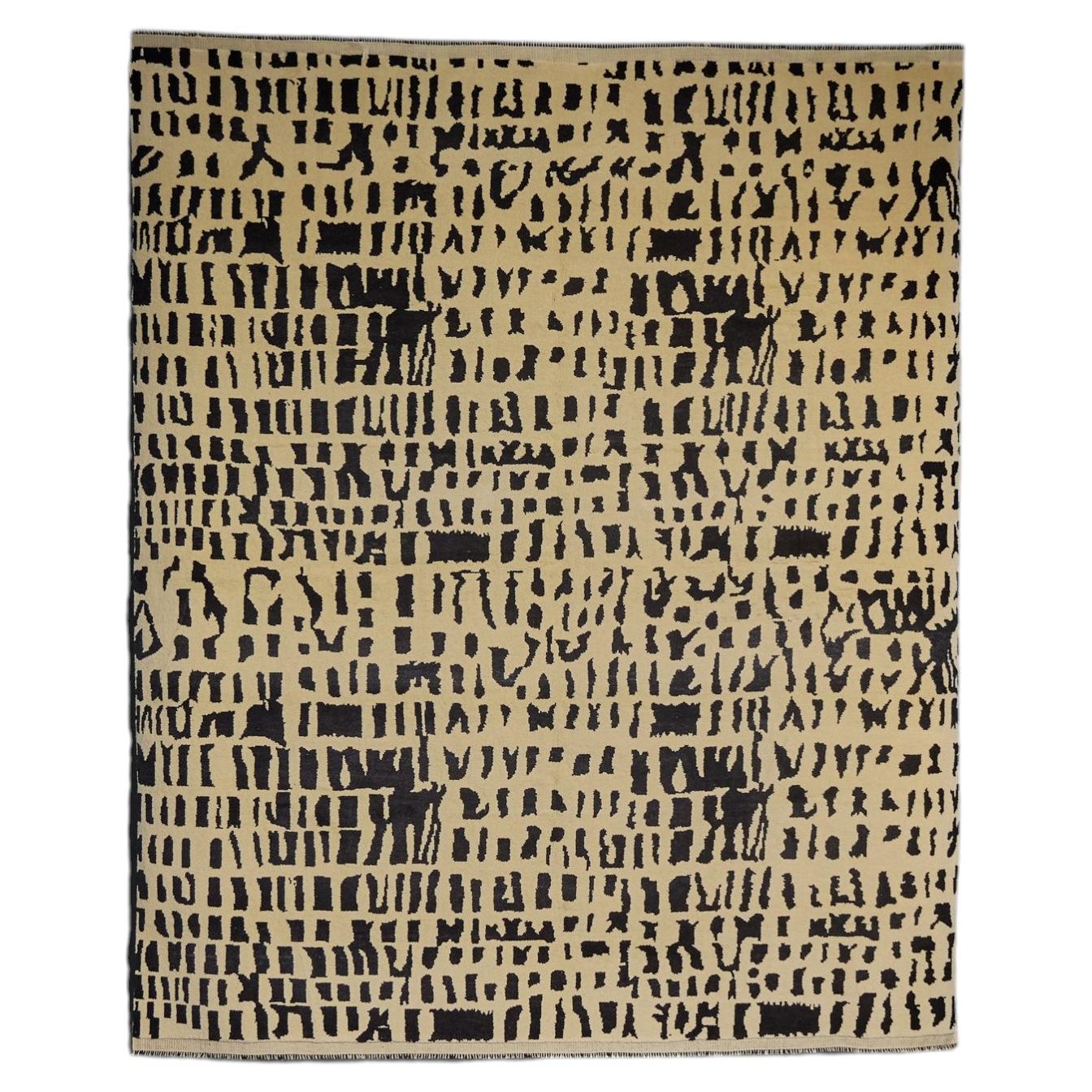Contemporary Anatolian Low-Pile Wool Rug, Turkey, 21st Century