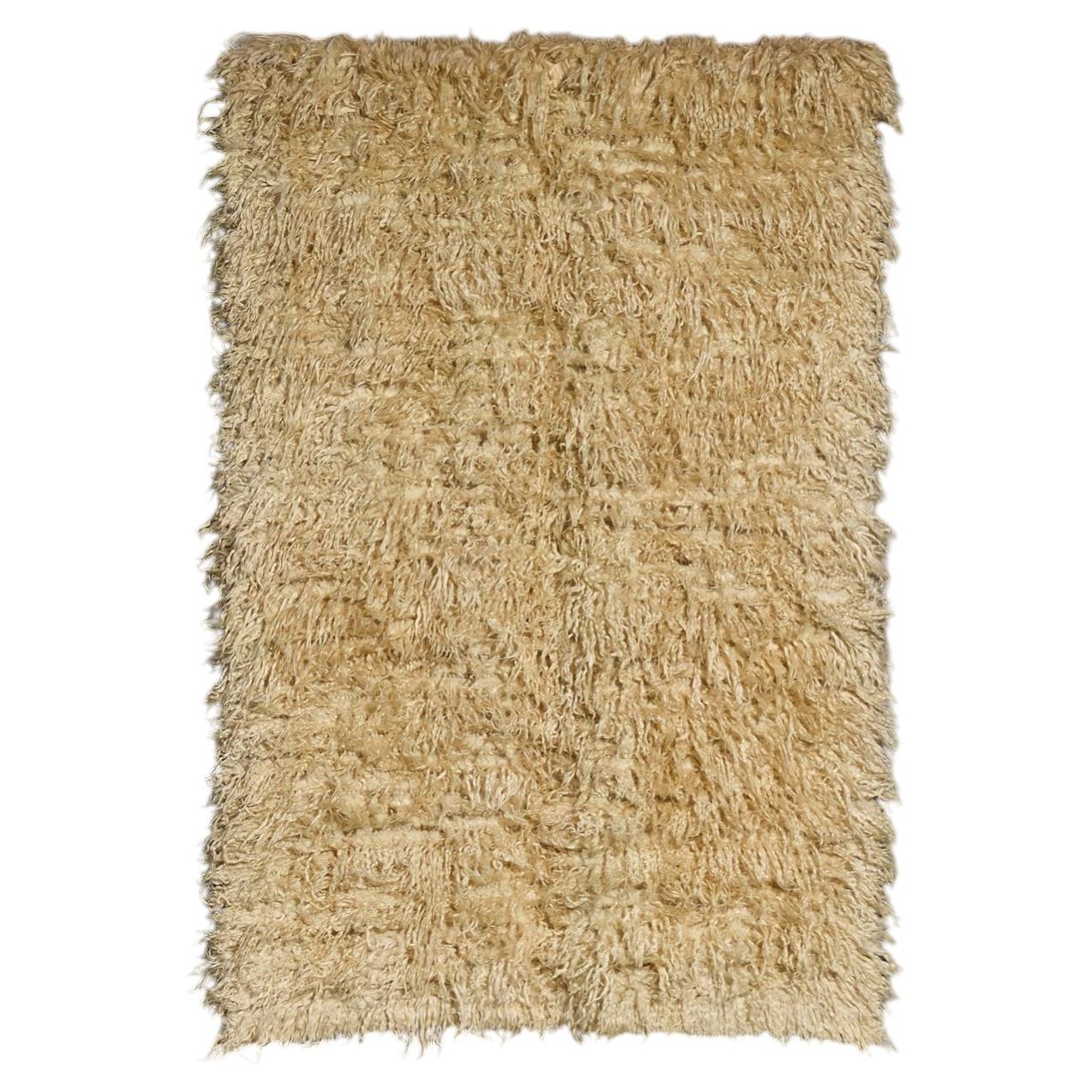 Contemporary Anatolian Mohair High-Pile Rug, Turkey, 21st Century
