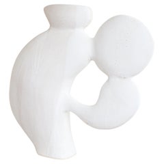 Contemporary and Handcrafted, Dogu Lady 20 Ceramic Vase by Noe Kuremoto