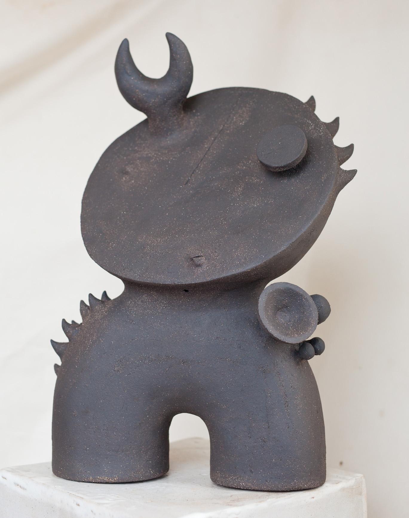 Hand-Carved Contemporary and Handcrafted, Satori 13 Decorative Piece by Noe Kuremoto For Sale