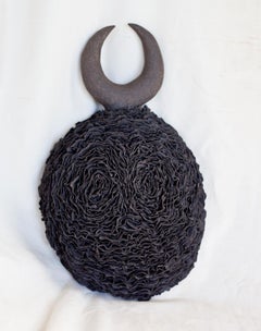 Contemporary and Handcrafted, Shadow 5 Ceramic Wall Mask by Noe Kuremoto