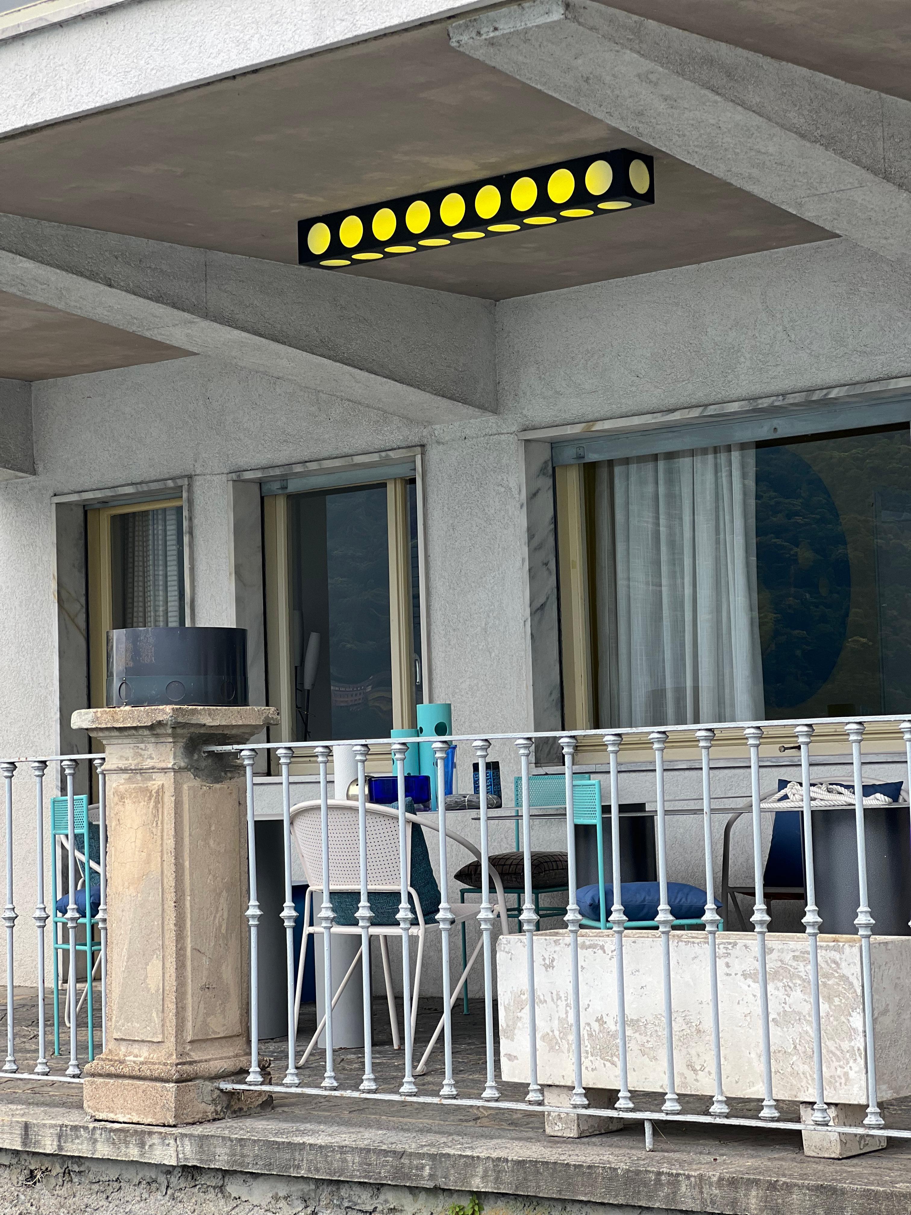 Modern Contemporary and minimal ceiling light, sculptural wall light Meccano by Spinzi For Sale