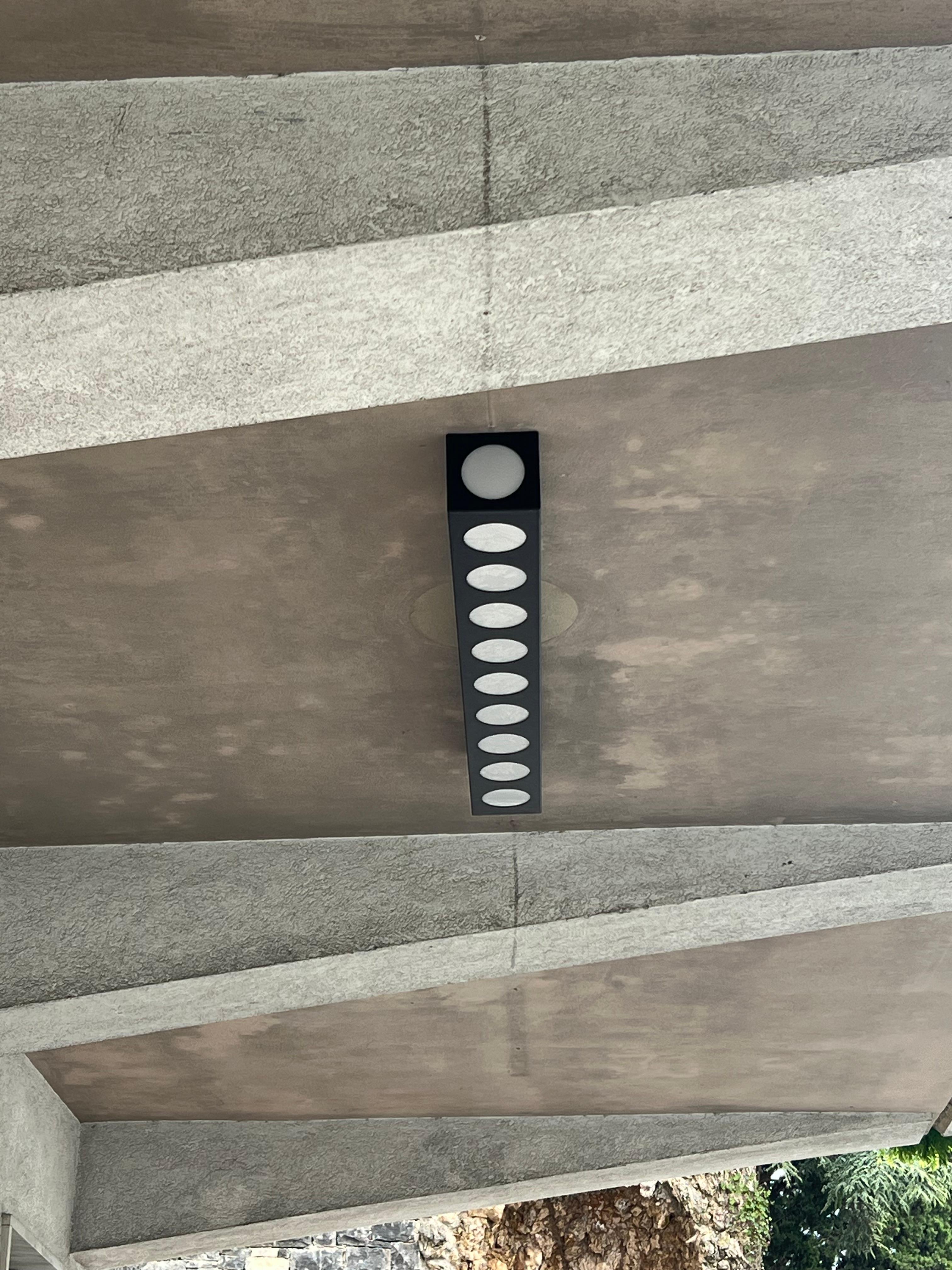 Contemporary and minimal ceiling light, sculptural wall light Meccano by Spinzi For Sale 1