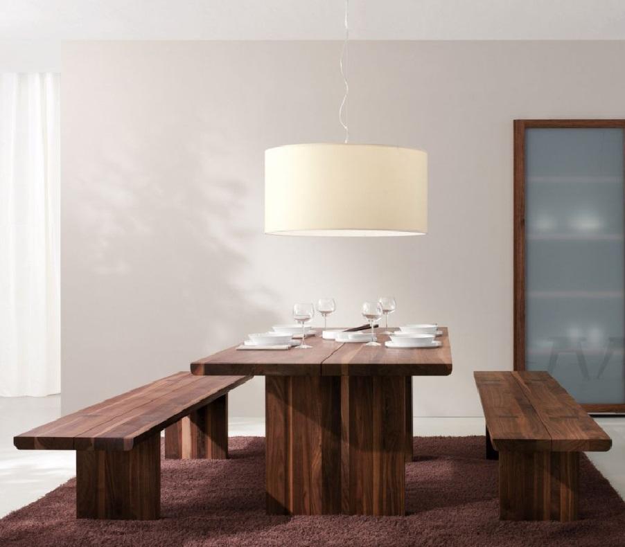 Table contemporaine et minimaliste fabriquée à la main en noyer américain Neuf - En vente à NEW YORK, NY