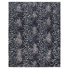 Contemporary Animal Hand Made Black Area Rug 3' 0" x 5' 0"