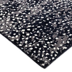 Contemporary Animal Hand Made Black Area Rug 8' 0" x 10' 0"