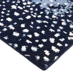 Contemporary Animal Hand Made Blue Area Rug 3' 0" x 5' 0"