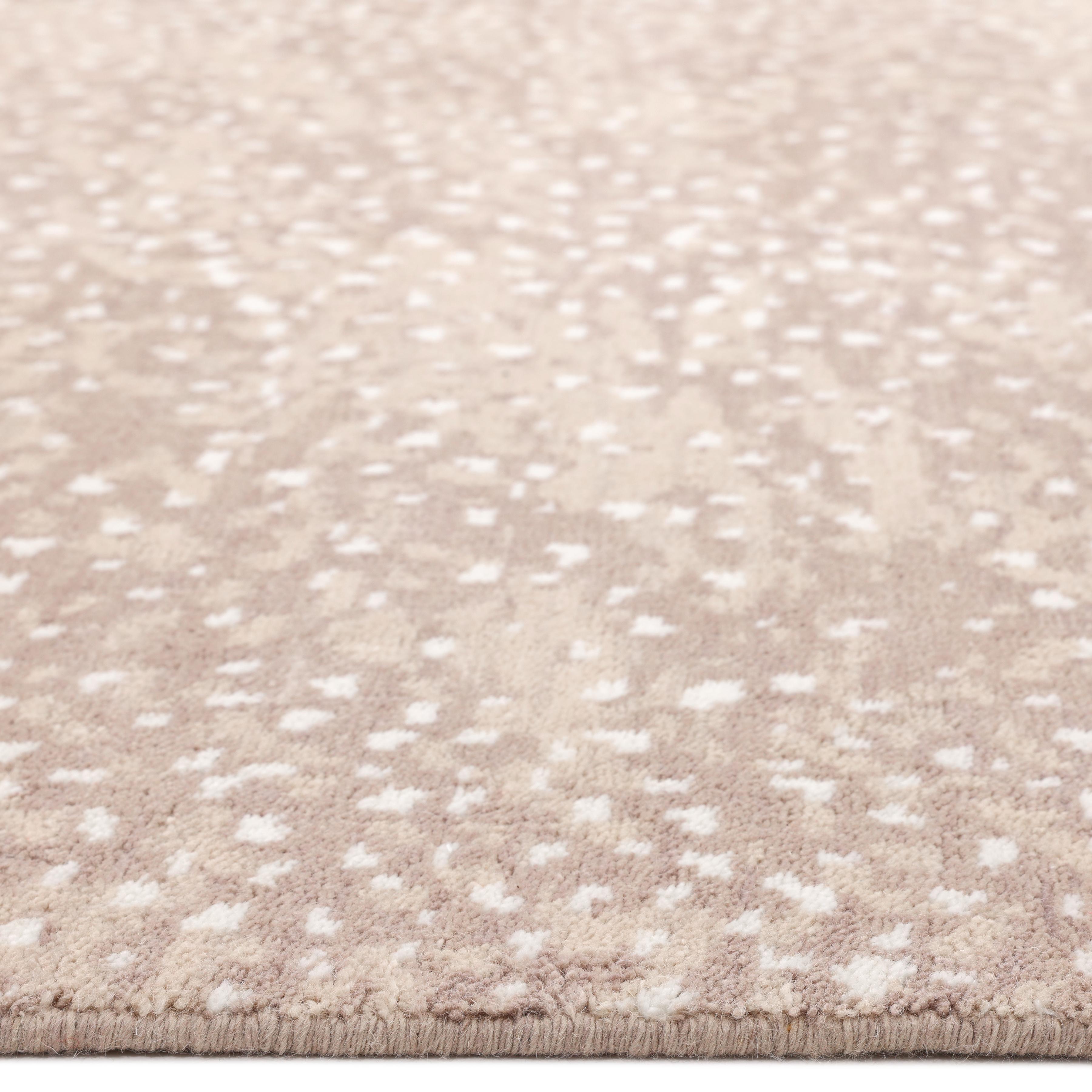 Contemporary Animal Hand Made Brown Area Rug 10' 0