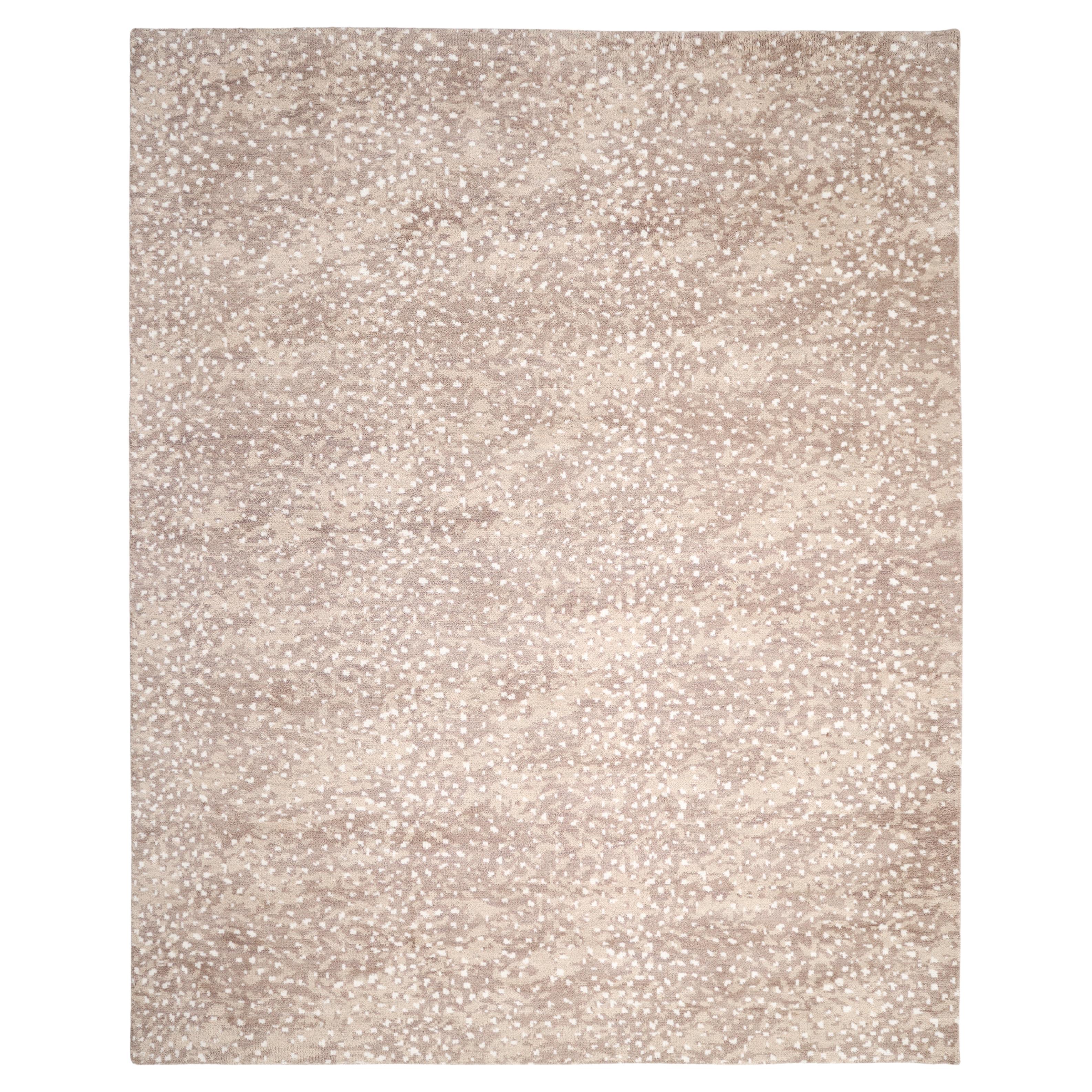 Contemporary Animal Hand Made Brown Area Rug 10' 0" x 14' 0"