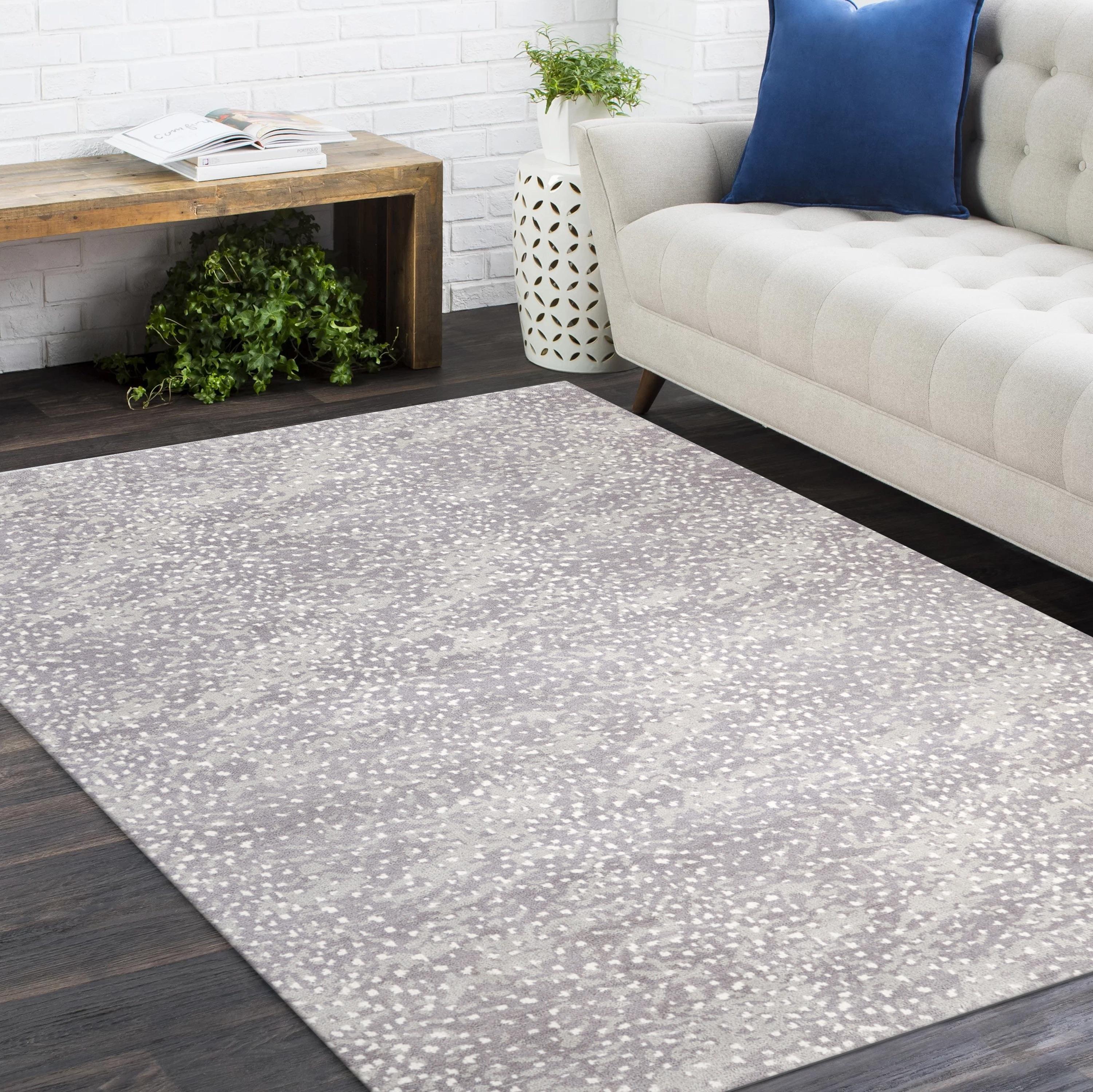 Contemporary Animal Hand Made Gray Area Rug 10' 0