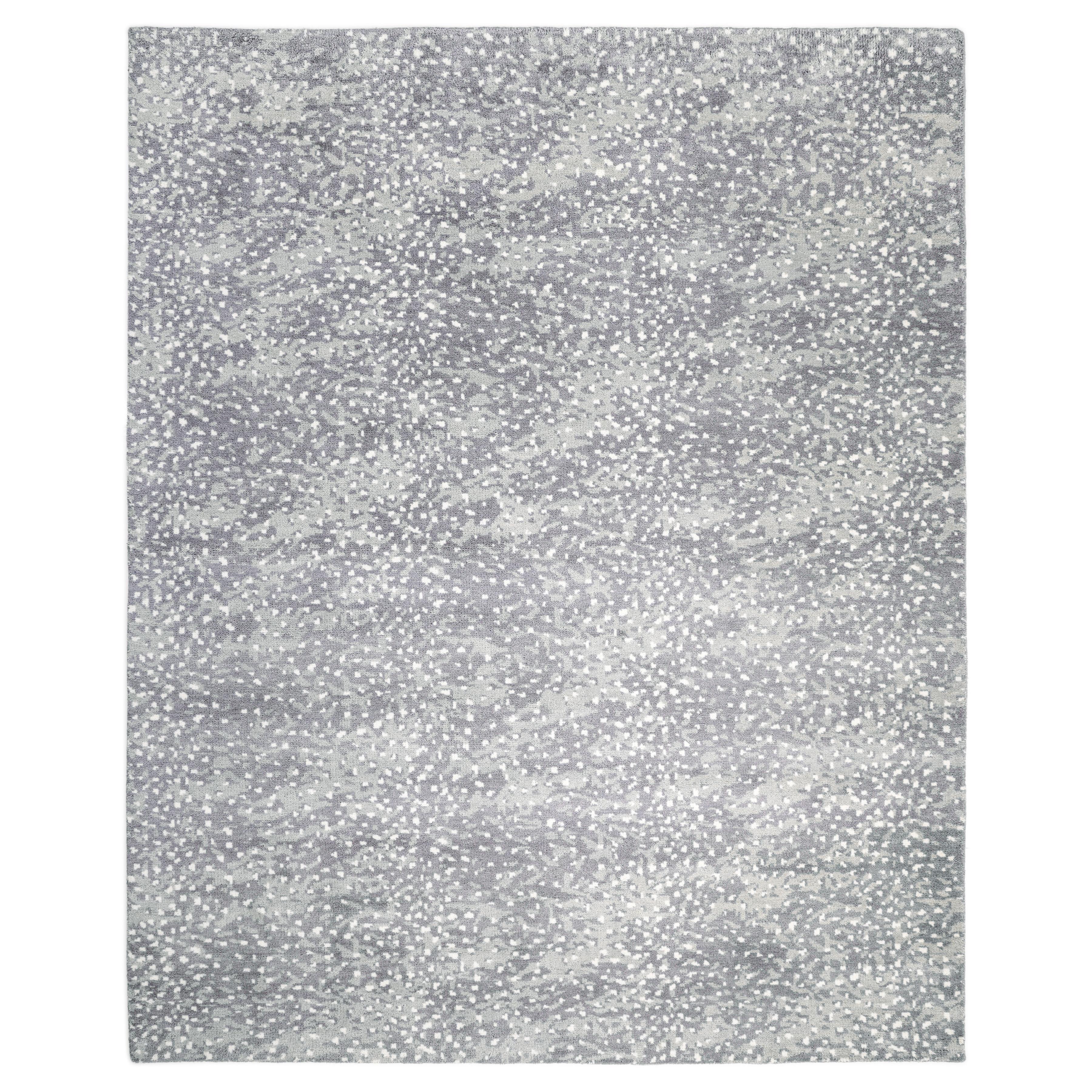 Contemporary Animal Hand Made Gray Area Rug 3' 0" x 5' 0"