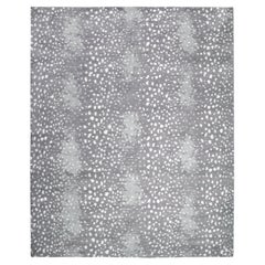 Contemporary Animal Hand Made Gray Area Rug 3' 0" x 5' 0"