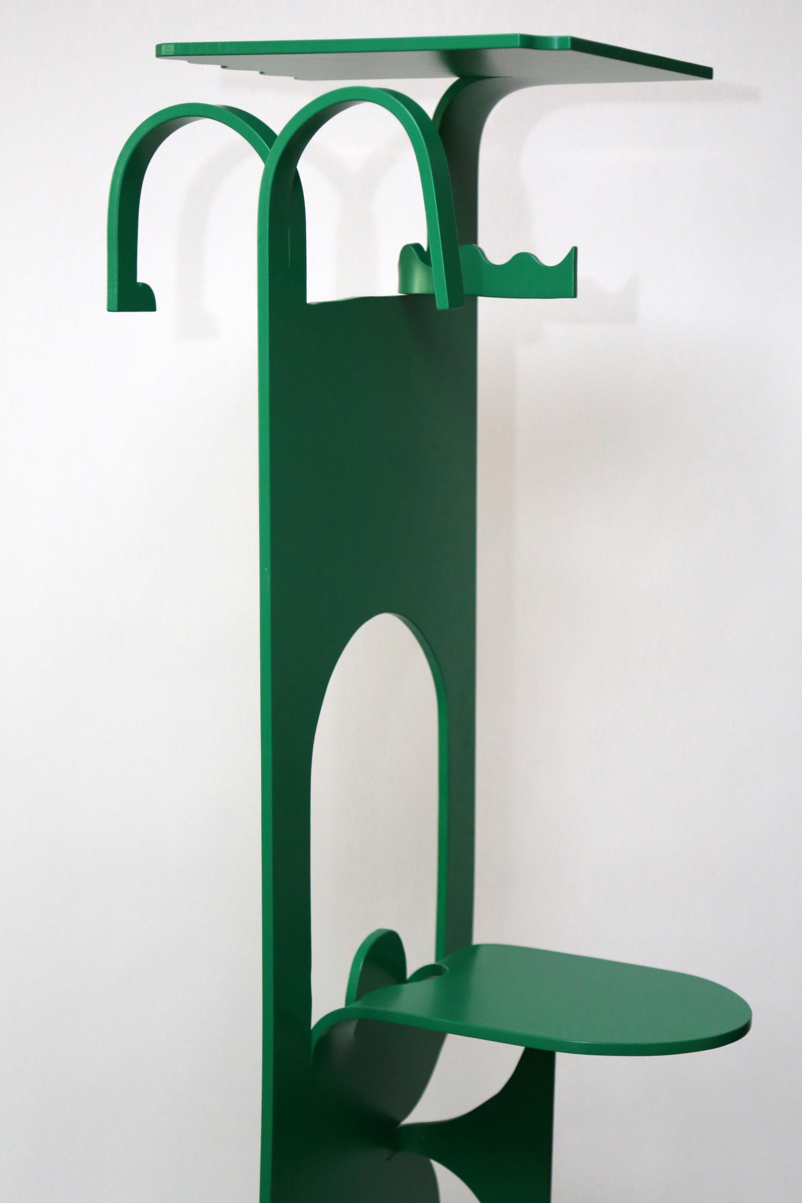 Contemporary Anodised Aluminium Coat Stand by Soft Baroque In New Condition In Copenhagen, DK