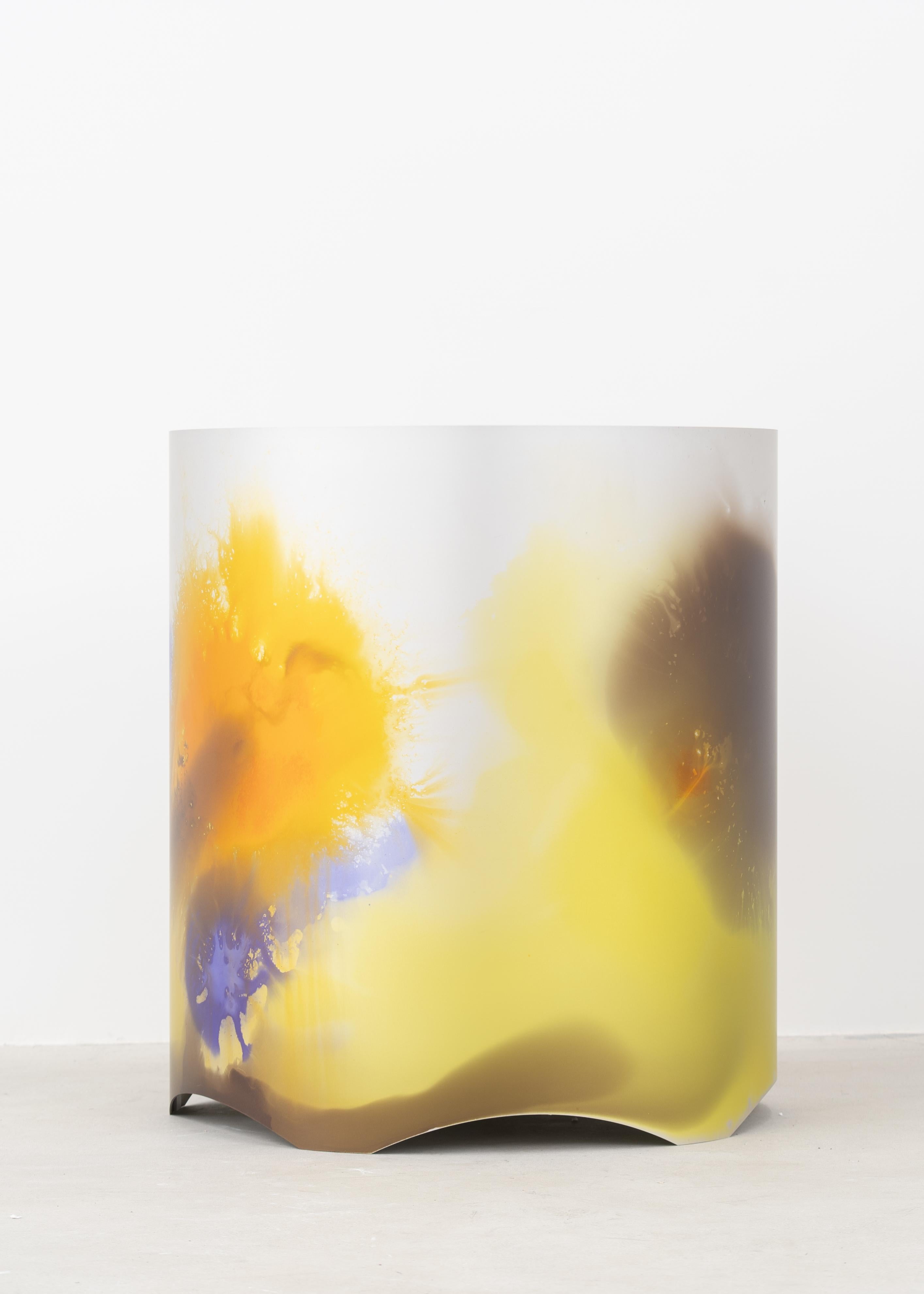 American Contemporary Anodised Aluminium Planter / Vessel Multi-Coloured For Sale