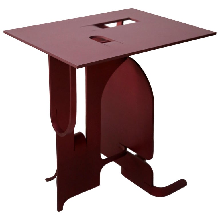 Contemporary Anodized Aluminium Table by Soft Baroque For Sale at 1stDibs