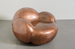 Contemporary Antique Copper Cloud Chair by Robert Kuo, Limited Edition