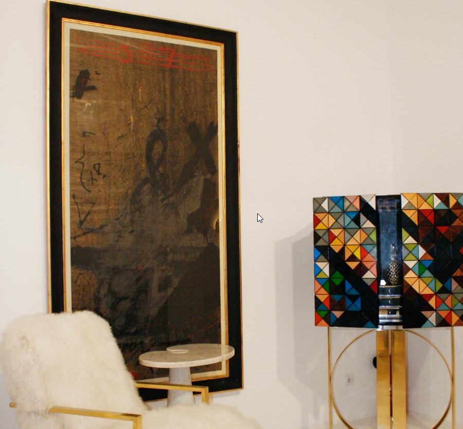 Spanish Contemporary Antoni Tapies Artwork Als Mestres de Caltalunya