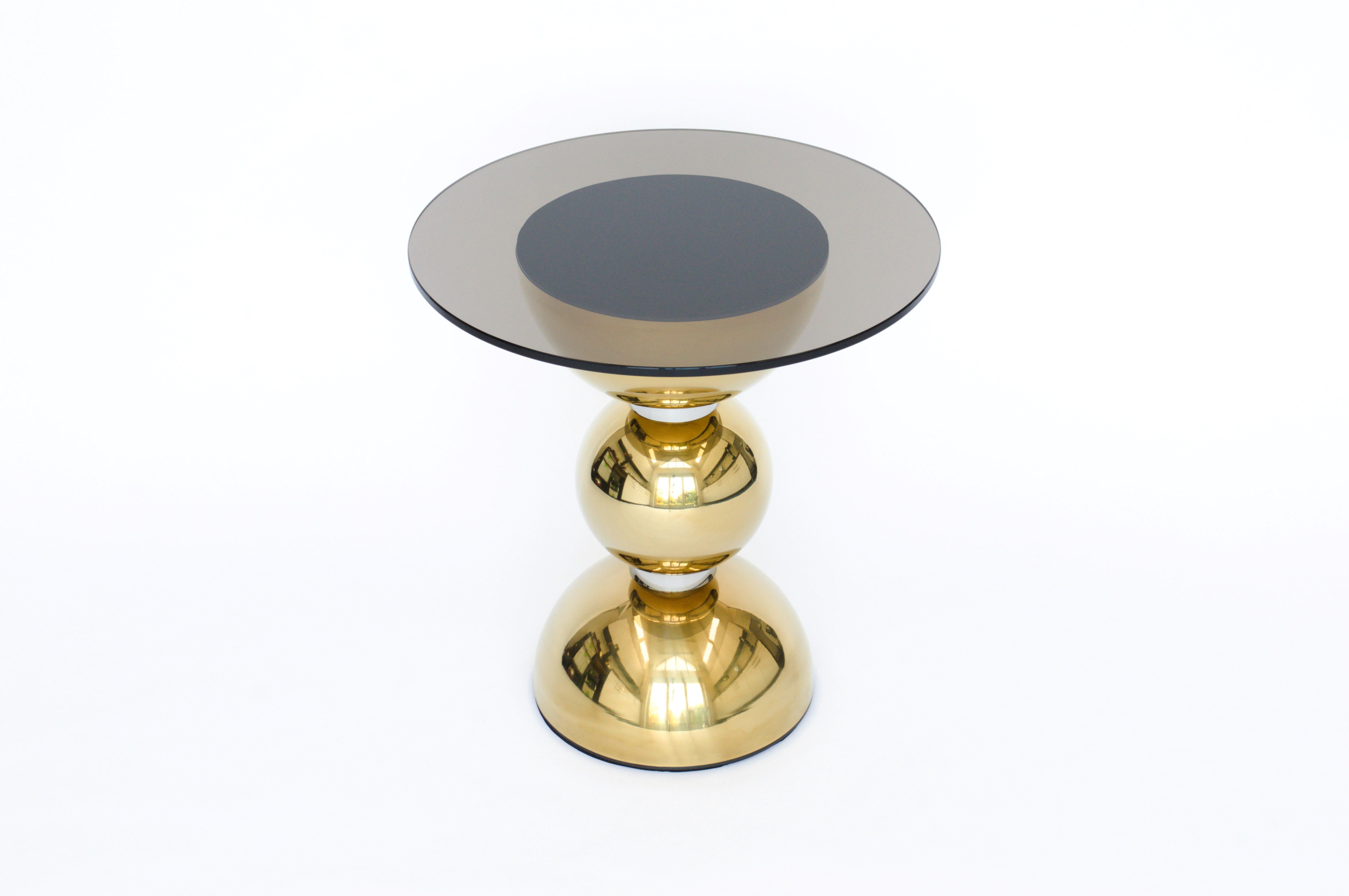 Space Age Contemporary Apollo Table in Polished Stainless Steel For Sale
