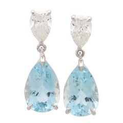 Aquamarine Drop Earrings