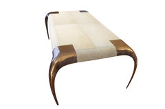 Contemporary, Ara, Bronze Tusk-Legs Table