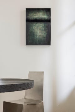 Contemporary Arch Wallpiece with patinated leather by Jumandie Seys
