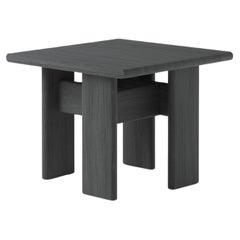 Contemporary Archipen Coffee Side Table 2 in Black Stained Ash wood by NOOM