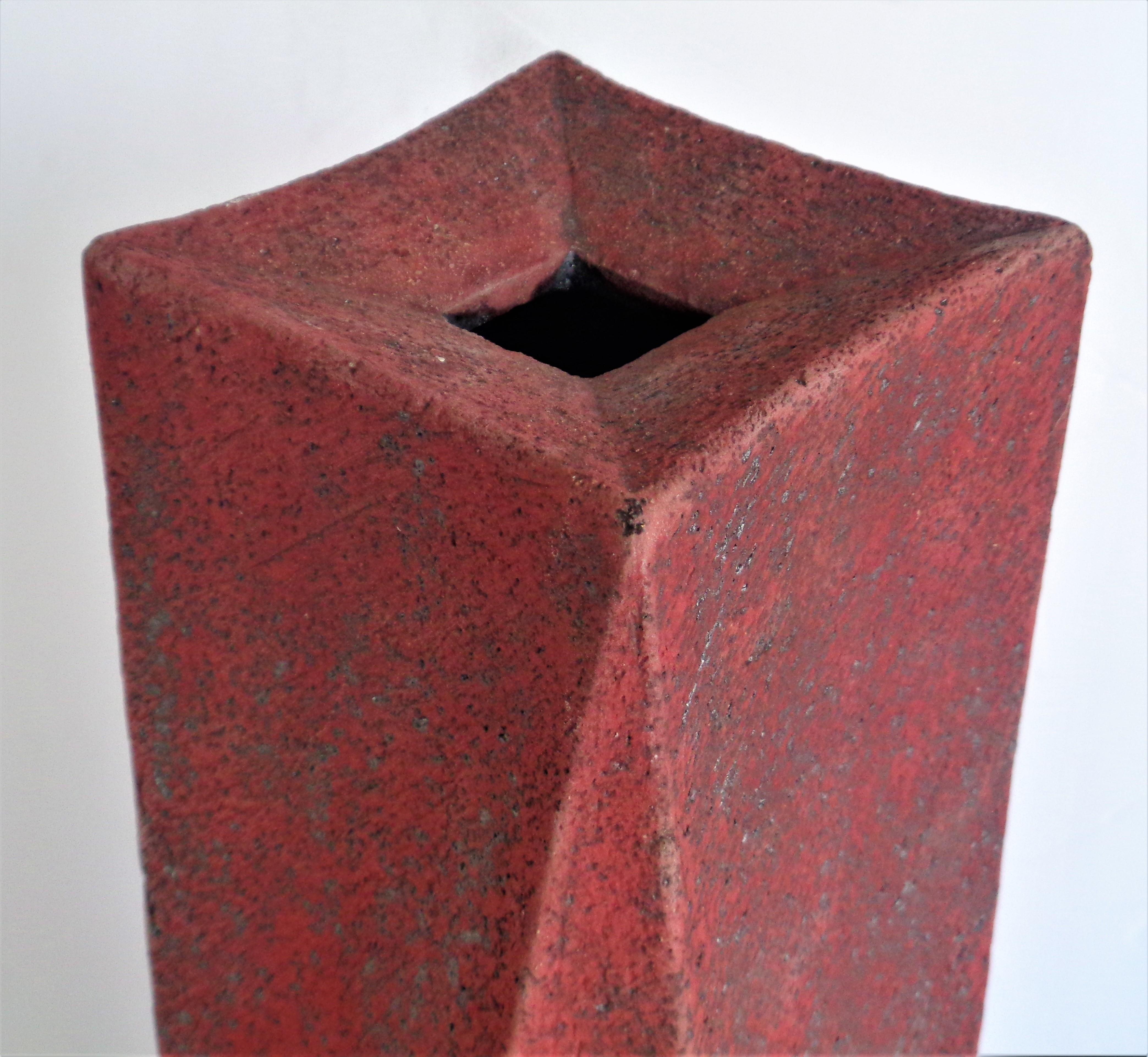 Contemporary American Studio Architectural Ceramic Vessel by Ryan Florey In Good Condition In Rochester, NY