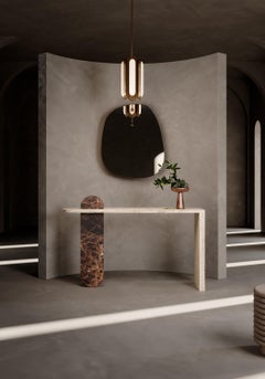 Contemporary Architectural Marble Console Table, by Chapter Studio