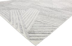 Contemporary Area Rug mit Bauhaus-Stil, Texture Area Rug