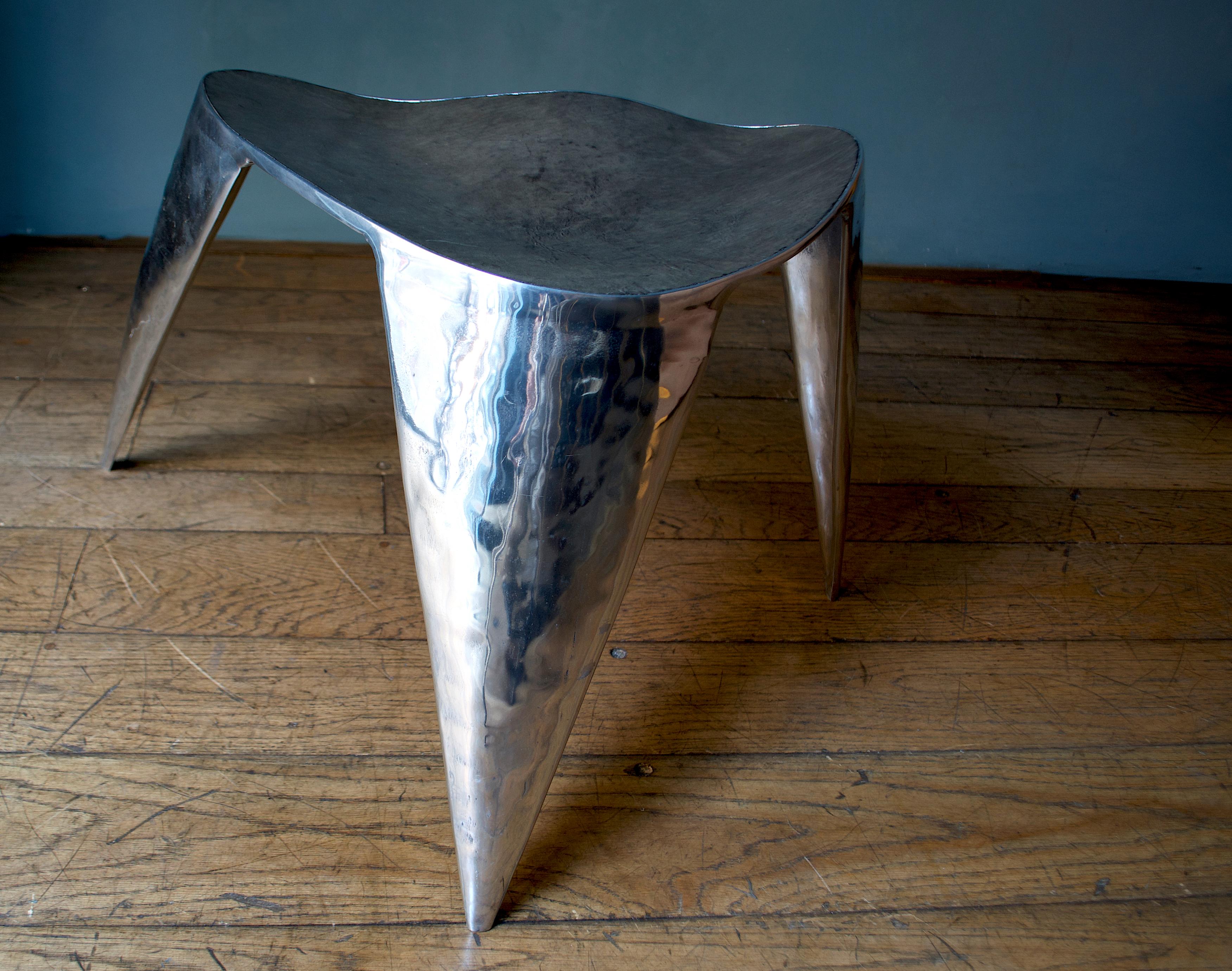 Cast Contemporary, Argo, Chair in Handcrafted Aluminium For Sale