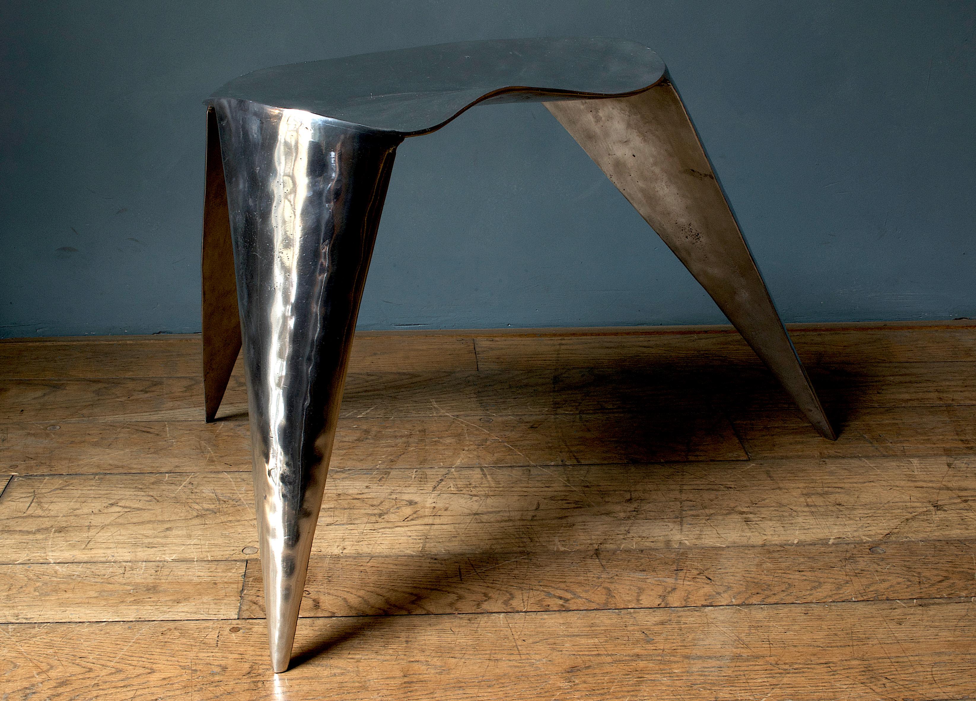 Contemporary, Argo, Chair in Handcrafted Aluminium In New Condition For Sale In Milan, Lombardy