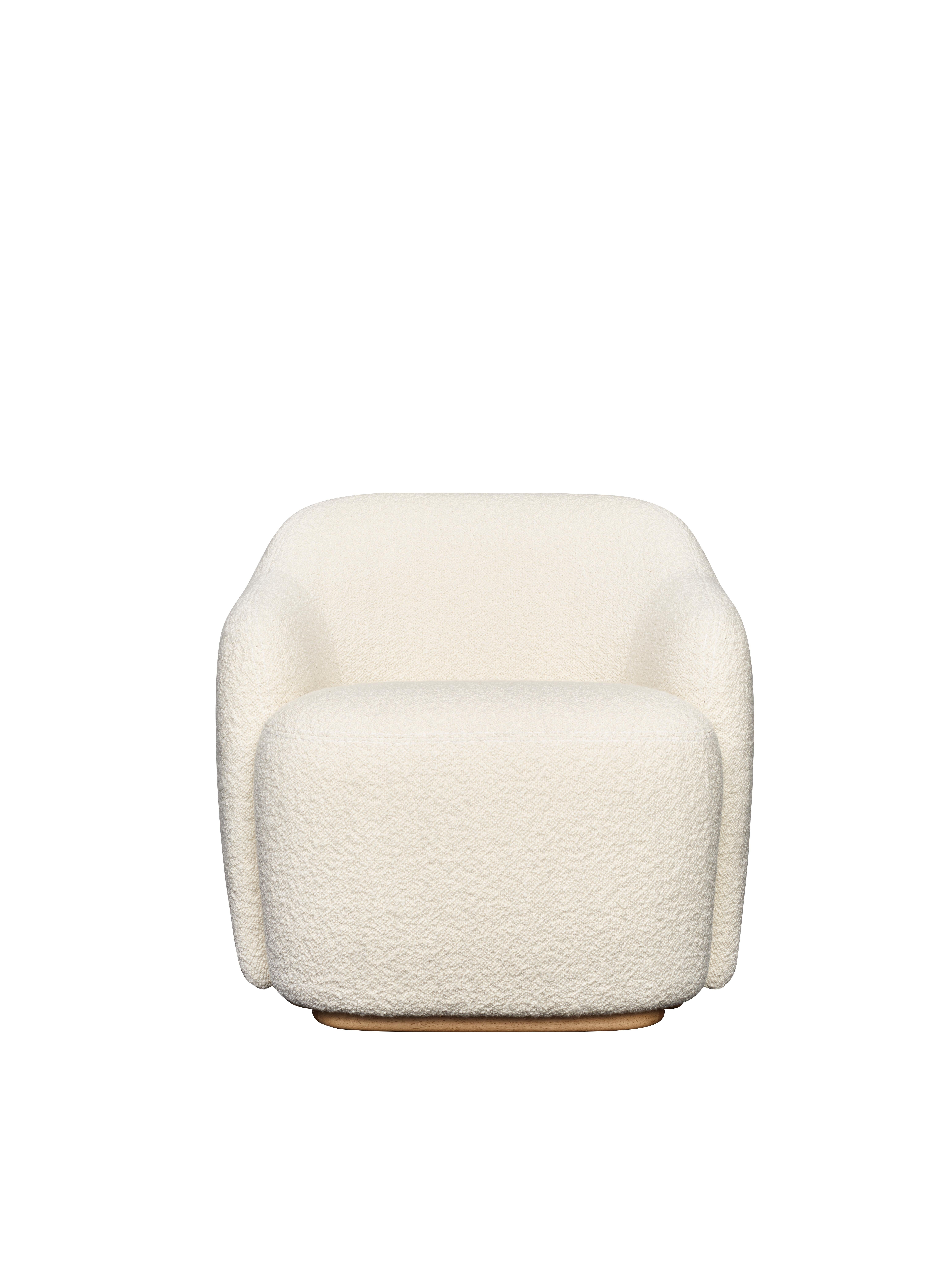 Modern Contemporary Armchair 'Barba Club' by Fogia, Karakorum For Sale