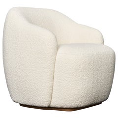 Contemporary Armchair 'Barba Club' by Fogia, Karakorum