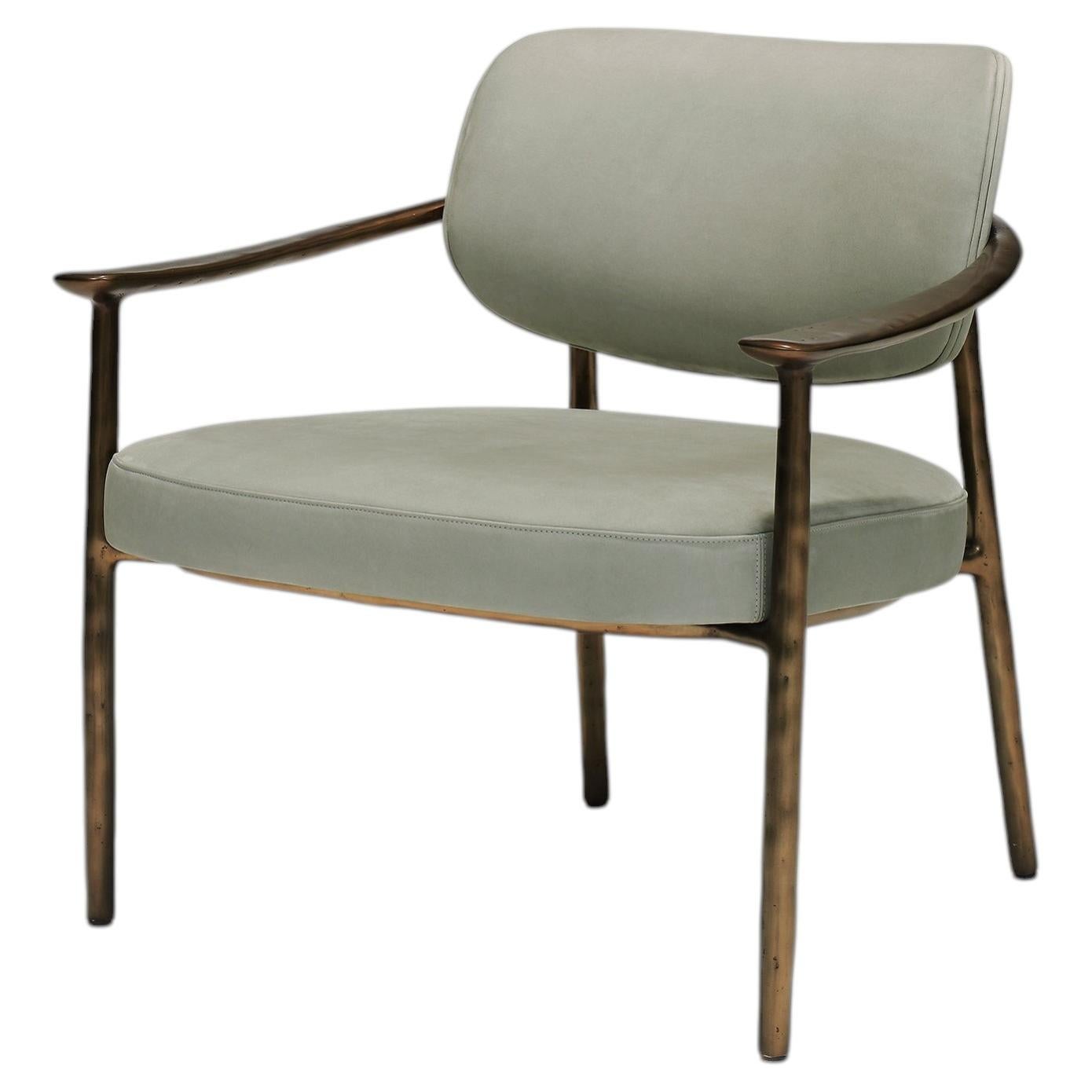 Contemporary Armchair 'Gentle', by LINTELOO, Bronze