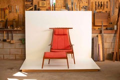 Fauteuil en édition limitée en bois dur brésilien exotique de Ricardo Graham