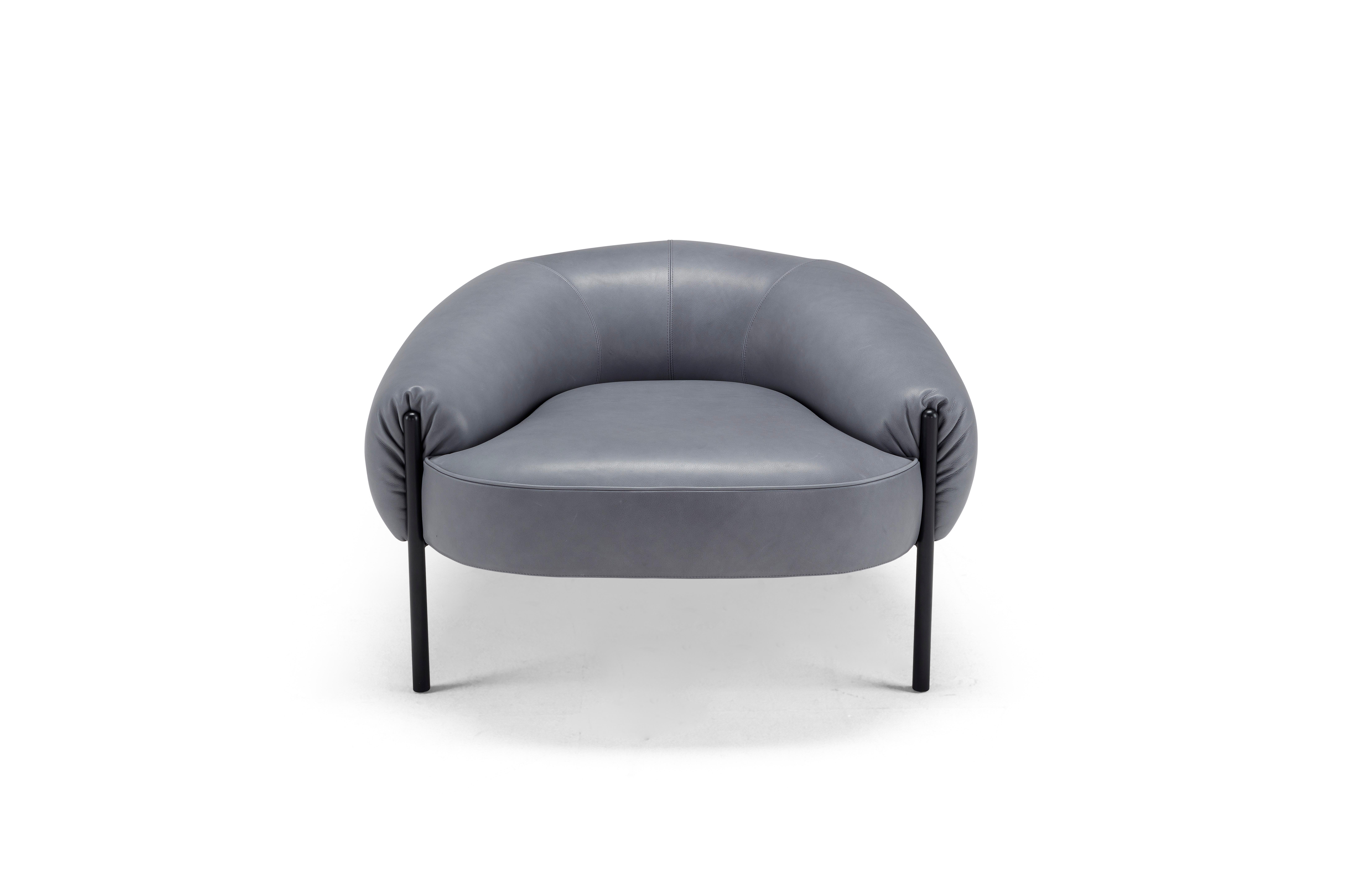 Organic Modern Contemporary Armchair 'Isola' by Amura Lab, Nubes 08 For Sale