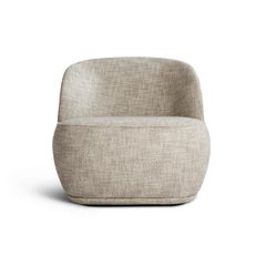 Contemporary Armchair 'La Pipe Lounge', Dedar, Xylophone, 'Fixed'