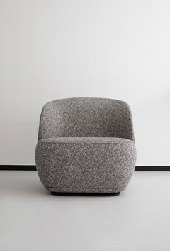 Contemporary Armchair 'La Pipe Lounge', Kvadrat, Zero, 'Fixed'